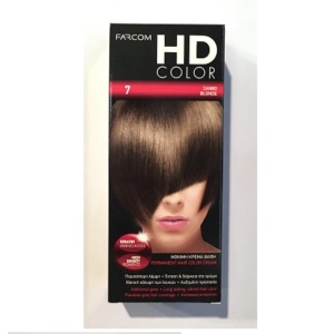 FARCOM HD ΒΑΦΗ ΜΑΛΛΙΩΝ 60ml Ν 7 ΞΑΝΘΟ