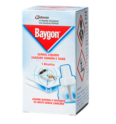 Baygon Genius Liquid Ανταλλακτικό Υγρό Για Κουνούπια & Μέλισσες 27 ml