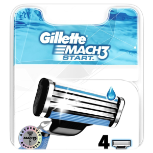 Gillette Ανταλακτικά Ξυραφάκια Mach3 Start 4 Τεμ