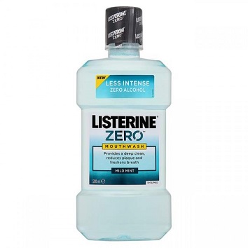 Listerine Zero Στοματικό Διάλυμα Ήπια Μέντα 500 ml