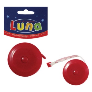 Μεζούρα Με Κουμπί Luna 1.5μ x 7.5μ