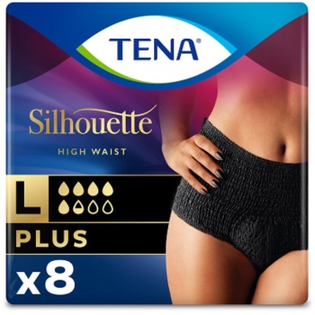 TENA LADY SILH PLUS NOIR LARGE 8ΤΕΜ ΜΑΥΡΟ ΧΡΩΜΑ