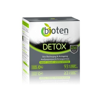 Bioten Κρέμα Νύχτας Detox  Αναζωογονητική & Αντιγηραντική 50ml