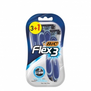 BIC FLEX 3 ΞΥΡΑΦΑΚΙΑ 4ΤΕΜ (3+1 ΔΩΡΟ)