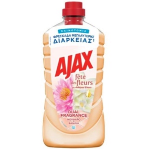 AJAX ΚΑΘΑΡΙΣΤΙΙΚΟ ΝΟΥΦΑΡΟ&ΒΑΝΙΛΙΑ 1ΛΙΤΡΟ