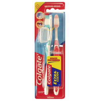 Colgate Extraclean Οδοντόβουρτσα 2 τμχ.