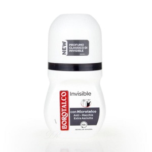Borotalco Invisible Αποσμητικό Roll On 0% Alcool 50 ml