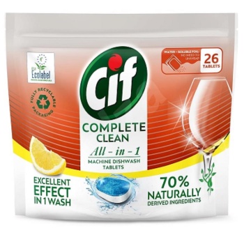 CIF ΠΛΥΝΤ ΠΙΑΤΩΝ TABS ΛΕΜΟΝΙ 26ΤEM. 455GR