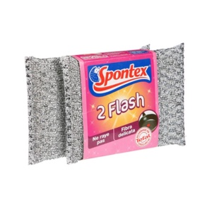 SPONTEX ΣΥΡΜΑΤΙΝΟ ΣΦΟΥΓΓΑΡΙ x2