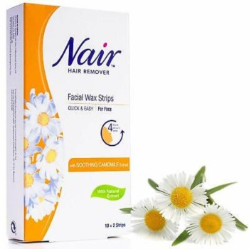 NAIR Ταινίες αποτρίχωσης για το πρόσωπο 12τεμ