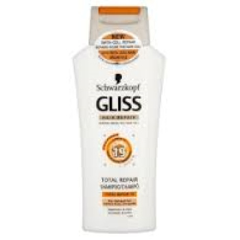 Gliss Total Repair Σαμπουάν Για Ξηρά & Ταλαιπωρημένα Μαλλιά 400 ml