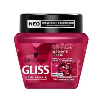 GLISS ΜΑΣΚΑ ΜΑΛΛΙΩΝ 300ML ULTIMATE COLOR