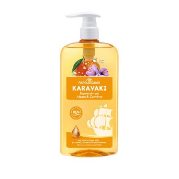PAPOUTSANIS KARABAKI ΣΑΜΠΟΥΑΝ 600ML ΛΑΜΨΗ&ΖΩΝΤΑΝΙΑ