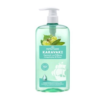 PAPOUTSANIS KARABAKI ΣΑΜΠΟΥΑΝ 600ML ΡΥΘΜΙΣΗ ΛΙΠΑΡΟΤΗΤΑΣ & DETOX
