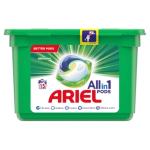 ARIEL ΚΑΨΟΥΛΕΣ 15ΤΕΜ (PODS) ΑΛΛ ΙΝ 1 ORIGINAL