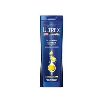ULTREX Men Αντιπιτυριτιδικό Σαμπουάν για Λιπαρά Μαλλιά 360ml