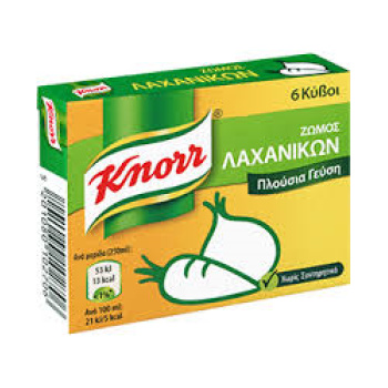 Knorr Κύβοι Λαχανικών Για 3L Νερό