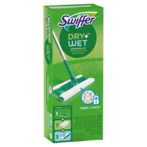 Swiffer Kit + Πανάκια 8τεμ +Υγρά πανάκια 3τεμ