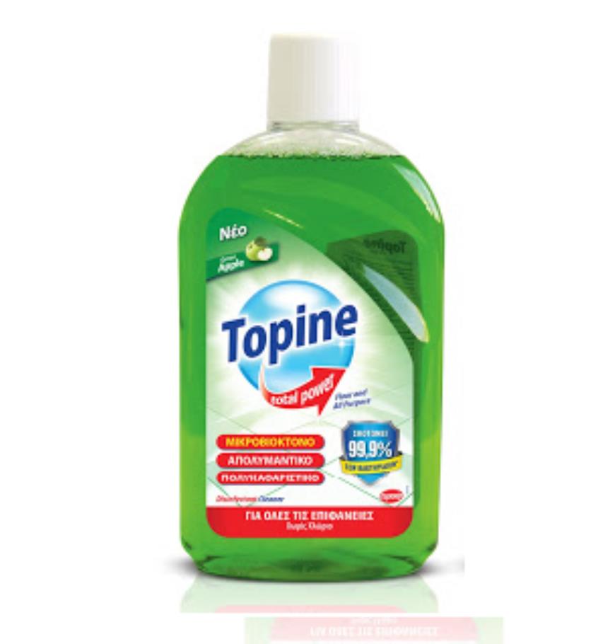 TOPINE POWER ΥΓΡΟ ΑΠΟΛΥΜΑΝΤΙΚΟ 1L GREEN APPLE