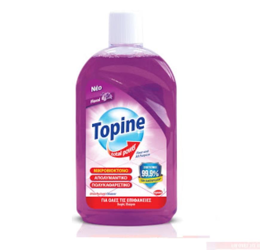 TOPINE POWER ΥΓΡΟ ΑΠΟΛΥΜΑΝΤΙΚΟ 1L FLORAL