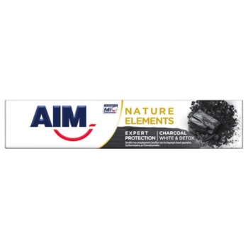 AIM ΟΔΟΝΤΟΚΡΕΜΑ NATURE ELEM CHARCOAL 75ML