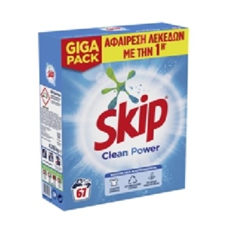 SKIP ΣΚΟΝΗ ΠΛΥΝ. CLEAN POWER 67 MEZ 4.355 KIL