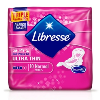 LIBRESSE ΣΕΡΒΙΕΤΑ NORMAL ULTRA THIN 10ΤΕΜ