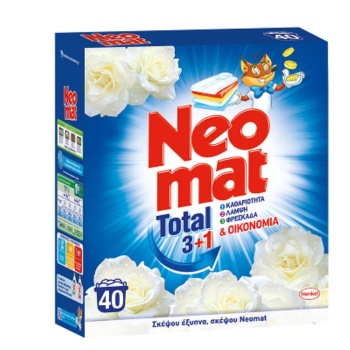 NEOMAT Απορρυπαντικό Πλυντηρίου σε Σκόνη αέρινη φρεσκάδα 40μεζ