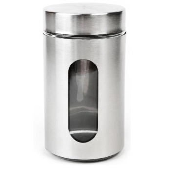 ΒΑΖΟ ΤΡΟΦΗΜΩΝ.SX9005S INOX +ΓΥΑΛΙ 10x22CM BULK