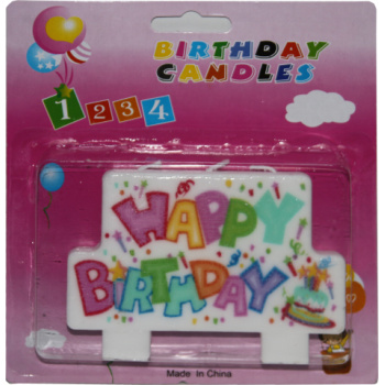 Κερί Γενεθλίων Happy Birthday