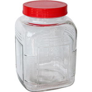 Βάζο Γυάλινο Τετράγωνο 1950 ml