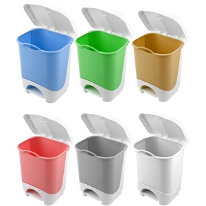 Πεντάλ Τετράγωνο Πλαστικό 8 Λίτρα