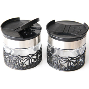 Βαζάκι Γυάλινο Αλάτι & Πιπέρι 100ml