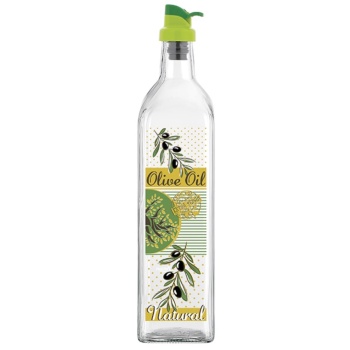 Λαδικό Γυάλινο Τετράγωνο 750ml