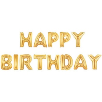 ΜΠΑΛΟΝΙ ΚΡΕΜΑΣΤΟ HAPPY BIRTHDAY VC1611 ΜΕΤΑΛΙΖΕ PA