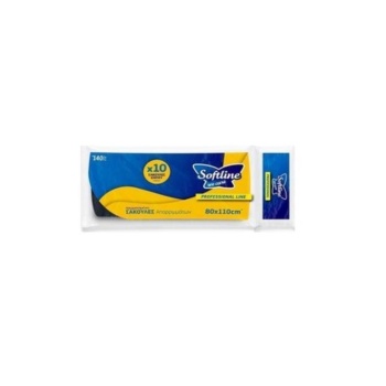 Softline Σακούλες Απορριμμάτων  80x110 Μαύρες 10τμχ