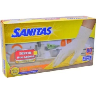 SANITAS ΓΑΝΤΙΑ ΒΙΝΥΛΙΟΥ ΙΑΤΡΙΚΑ 80ΤΕΜ