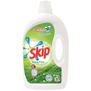 Skip Υγρό Πλυντηρίου Ρούχων Sping Fresh 30 Μεζούρες 1