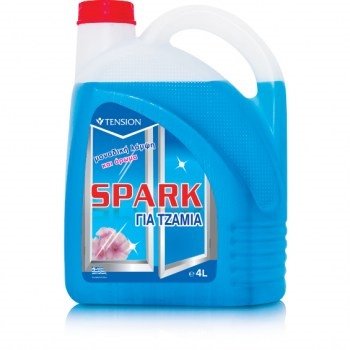Spark Υγρό Καθαριστικό Τζαμιών 4L