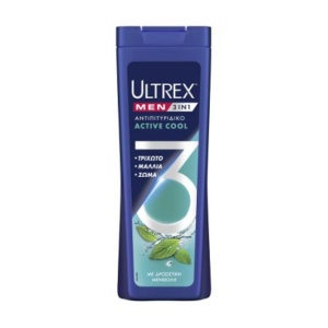 ULTREX ΣΑΜΠΟΥΑΝ ACTIVE COOL 3IN1 360ML