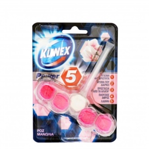Klinex WC Block Ροζ Μανώλια Power 5 55gr