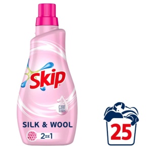 Skip Υγρό Απορρυπαντικό Silk& Woll 25μεζ.