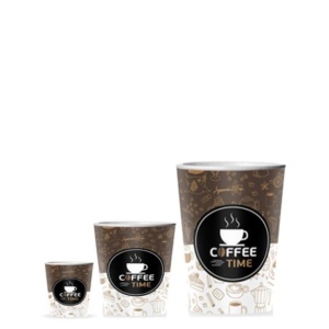 Ποτήρι Χάρτινο Coffee Time 8oz 50 Τεμάχια