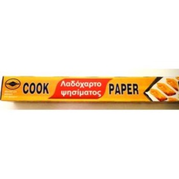 Λαδόχαρτο Αντικολλητικό 8m x 38 εκ Cook