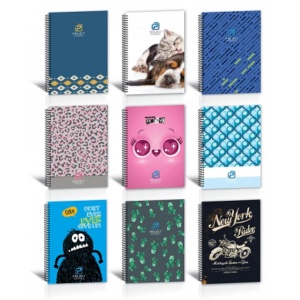 ΤΕΤΡΑΔΙΟ ΣΠΙΡΑΛ PROJECT ΠΟΙΚΙΛΙΑ 21Χ29 3Θ