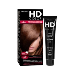 FARCOM HD ΒΑΦΗ ΜΑΛΛΙΩΝ 60ml Ν 6.34 ΞΑΝΘΟ ΣΚΟΥΡΟ ΧΡΥΣΑΦΙ Χ