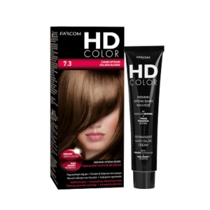 FARCOM HD ΒΑΦΗ ΜΑΛΛΙΩΝ 60ml  Ν7.3 ΞΑΝΘΟ ΧΡΥΣΑΦΙ