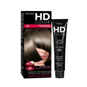 FARCOM HD ΒΑΦΗ ΜΑΛΛΙΩΝ 60ml Ν 8.1 ΞΑΝΘΟ ΑΝΟΙΧΤΟ ΣΑΝΤΡΕ