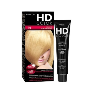 FARCOM HD  ΒΑΦΗ ΜΑΛΛΙΩΝ 60ml Ν 10 ΚΑΤΑΞΑΝΘΟ