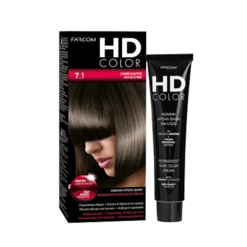 FARCOM HD ΒΑΦΗ ΜΑΛΛΙΩΝ 60ml Ν7.1 ΞΑΝΘΟ ΣΑΝΤΡΕ